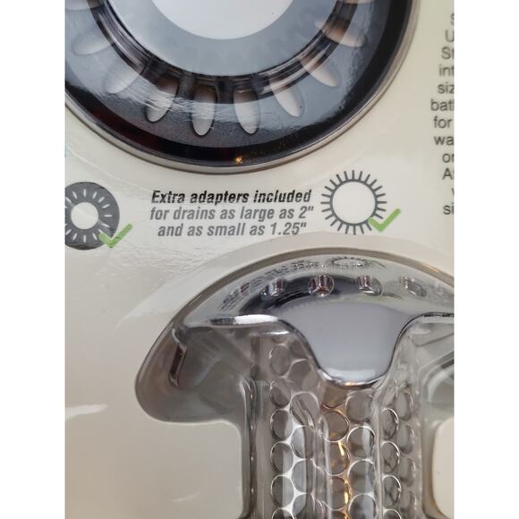 Tub SHROOM Ultra Revolutionary Stainless Steel Strainer Hair Catcher & Stopper - Picture 4 of 4